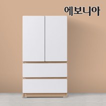 [에보니아] 착불_ 라이크 4단수납장/다용도수납장/거실수납장, 선택:오크