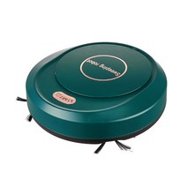 YSSHOP Hardfloor를 위한 1200mAh 조용한 청소 강한 흡입 청소하는 무선 로봇, 플라스틱 및 전자 부품, 초록
