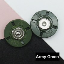 도금기 도금기계 자동코팅기 5Pcs 의류에 대 한 10-25mm 라운드 골드 컬러 금속 스냅 단추 봉 제 응용 프로, 05 Army Green_04 18mm