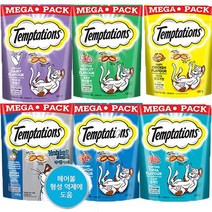 템테이션 메가 팩 180g 6종[택1] 고양이 간식, 맛있는 닭고기맛 160g