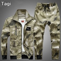 Tagi 남성 밀리터리 바람막이 점퍼 밴딩 바지 상하세트 빅사이즈 작업복 전술복 업복