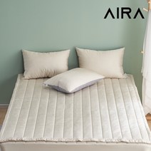 아이라 샤이니 풍기인견 패드 겸 카페트 Q, 블루