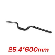 카본 드롭바 로드 픽시 자전거 에어로 핸들바 일체형 전체 탄소 섬유 mtb 핸들 바 라이저 핸들 바 초경량 산악 접이식 도로 부품, 25.4x600mm 접이식