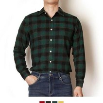 KING 데일리기모체크남방 95-110사이즈