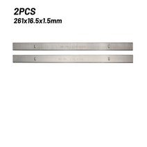 전동 전기 플레이너 목공 목재 HSS 대패 칼 HMS1070 제트 JPT10B 용 목공 기계 부품 목재 261x16.5x1.5mm, 한개옵션0