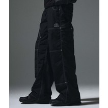 국내 정품 트레블 나일론 카펜터 팬츠 블랙