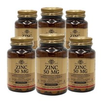솔가 아연 50mg 타블렛, 100정, 6개