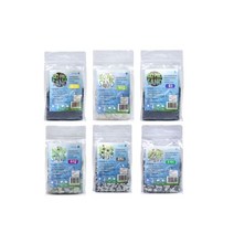 바이오 어항꾸미기 바닥재 1kg 흑사 백 흑 옥자갈 오색사 흑백사 옥사 수조, 백자갈