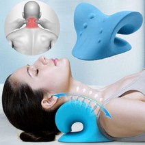목견인기 거묵목 스트레칭 견인 교정기 베개 어깨 이완제 경추 장치 통증 완화 척추 정렬 교정 지압 요법