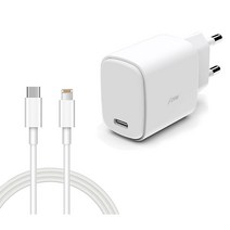 아이폰X XS XR MAX 전용 25W PD 고속충전기+케이블 C타입 TO 8핀, PD고속충전기(25W)+케이블(1m), 1세트