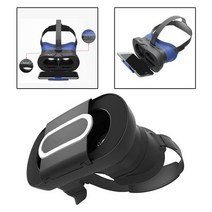 집콕놀이 경량 vr 헤드셋 게임 비디오에 편안한 눈 보호 360 영화 가상현실, 검은색