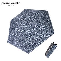 [KT알파쇼핑]피에르가르뎅 플라워샵미니블랙 슬림 수동 3단우양산