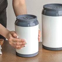 스윙뚜껑 쓰레기통 업소용휴지통 국민휴지통, 1개, 피즈 스윙 휴지통 7.5L