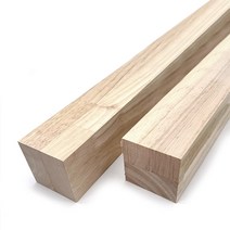 아이베란다 고무나무 각재 60x60mm 각목 나무 목재 목공소 원목재단, 100mm, 1개