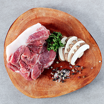 이동수뒷고기 꼬들수육, 1팩, 500g