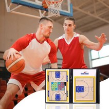 축구 작전판 연습 전술판 보드판 농구 축구 코칭 보드 Foldable Hangable Tactical Board, 01 Basketball