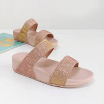 미스제인 로나 반짝이 여성 슬리퍼 4cm
