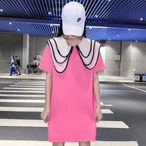 여름 미디치마 원피스 플랫카라 여성 2022 프렌치 디자인감각 보이핏 볼륨 트렌드 4791479317
