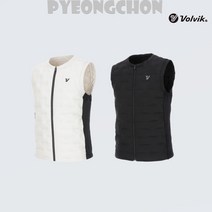 볼빅골프웨어 남성 골프 베이직 하이브리드 다운 VEST LWL992