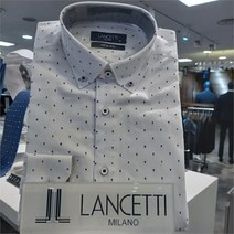 란체티 NC14 긴소매 카라버튼 LSF 2410 wh 슬림핏