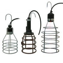 삼진 국산 작업등전구보호망 PVC망(소) 작업등거치대, 1개