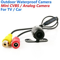 화물차후방카메라 탑차 트럭 140 학위 와이드 앵글 CCTV 아날로그 카메라 12V 미니 전면/후면보기 보안 미, 02 PAL_01 Front View