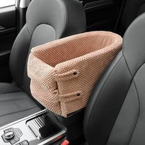 대형견카시트 강아지차시트 휴대용 cat dog bed for car travel 중앙 제어 car safety pet seat transport dog carrier for, 42x20x22cm, 협력사, 초콜릿