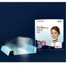 MDF8656 마스케어 M4용 투명 위생마스크 리필필름 1세트(5개) (위생마스크/투명마스크/조리용마스크/벽걸이선반)