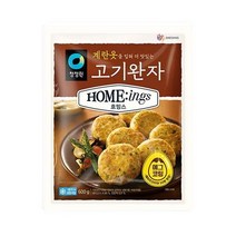 청정원 청정원 호밍스 고기완자 600g 치킨요리 닭봉 간단요리 닭다리 아이들간식 홈파티 치킨가라아게 치킨너겟 팝콘치킨 냉동치킨, 1개