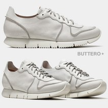 부테로 22SS CARRERA 크랙 비안체토 레더 스니커즈 WT