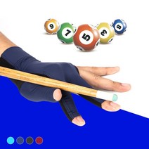 키밍 오른손 왼손 오픈형 당구 장갑 미끄럼방지 블랙 jjumii*9738972EA, 꽃길 오른손 오픈_레드