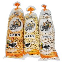 [미광식품]옛날과자(대롱과자 옥수수팝 강냉이)3종 1개