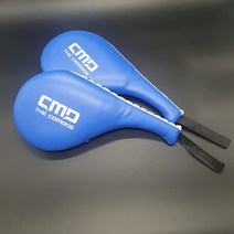 더코모드 CMD 태권 발차기 미트 (고급형) 쌍미트 타겟 킥미트, 블루(파랑)(양쪽)