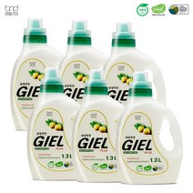 [세제혁명] NEW지엘플러스 액체세제 1.3L 6통, 상세 설명 참조, 상세 설명 참조