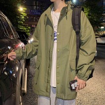 남성자켓 가을자켓 보헤미안 스타일 스트릿패션 2색 오버핏 청재킷 데님 청조끼 구제 빈티지