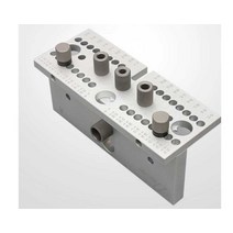 펀처 홀 오프너 도웰링 지그 우드 작업 가이드 클램프, 쓰리인원(블랙)