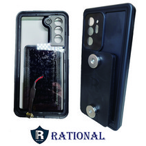 래셔널 배달대행 오토바이거치대 자석충전 방수케이스 핸드폰 낙하방지스트랩 셋트 갤럭시 노트10플러스