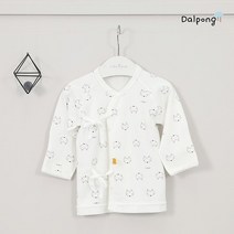 달퐁부끄여우배냇저고리 사계절 신생아 아기 배냇가운