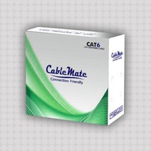 BUyuS[CableMate] 케이블메이트 CAT.6 UTP 랜케이블 100M [1롤/박스] 그레이굿딜 브이숍, 그레이