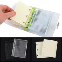 3공 바인더 속지 6X8CM 60P 사무용품 세트