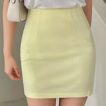 이푼아이 H라인 여름 미니 스판 스커트