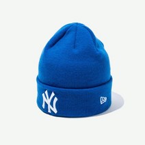 뉴에라 비니 MLB 뉴욕 양키스 리그 베이직 커프 비니 블루 12866305