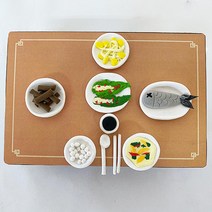 초중등 창의체험 전통 3첩반상 만들기 클레이 4개 평생교육원 찰흙 유치원 수련원 DIY