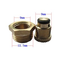 블로우오프밸브 엔진 튜닝 부품 1/4 3/8 1/2 황동 드레인 밸브 공기 압축기 탱크 교체 부품 긴 수명, 01 Round  02