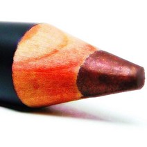 Pure Ziva ª 반짝이는 메탈릭 샤이니 건 메탈 차콜 실버 그레이 스모더링 스모크 아이라이너 점보 청키 나무 연필 동물 실험을 하지 않음 & 크루얼티프리 801525, Golden Brown