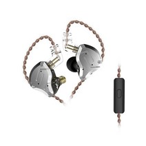 KZ ZS10 pro 이어폰 땀 방지 하이브리드 기술 유선 스포츠 이어 버드 휴대용 워킹 헤드셋 사운드 음악 핸즈프리 조깅 라이트 블루 (마이크 포함), 마이크와 함께, 유형1