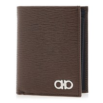 [라벨루쏘] [페라가모] 66 A067 BROWN 0753621 더블 간치니 반지갑