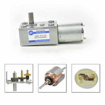 DC 기어 모터 DC 6V 12V 24V 기어 감속 모터 2.8 4.7 8 14 -210RPM 가역 웜 터보 금속 JGY-370 DIY 액세서, 01 2.8RPM_03 24V