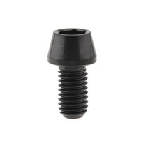 M6 10mm - 40mm 티타늄 알렌 키 테이퍼 헤드 볼트 자전거 헤드셋 브레이크 나사 스크류, Black