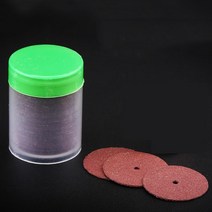 36Pcs 24mm 유리 섬유 강화 미니 드릴 커팅 디스크 휠 끄기 Dremel 액세서리 로타리 공구 용 연마 도구, [02] 36Pcs Brown